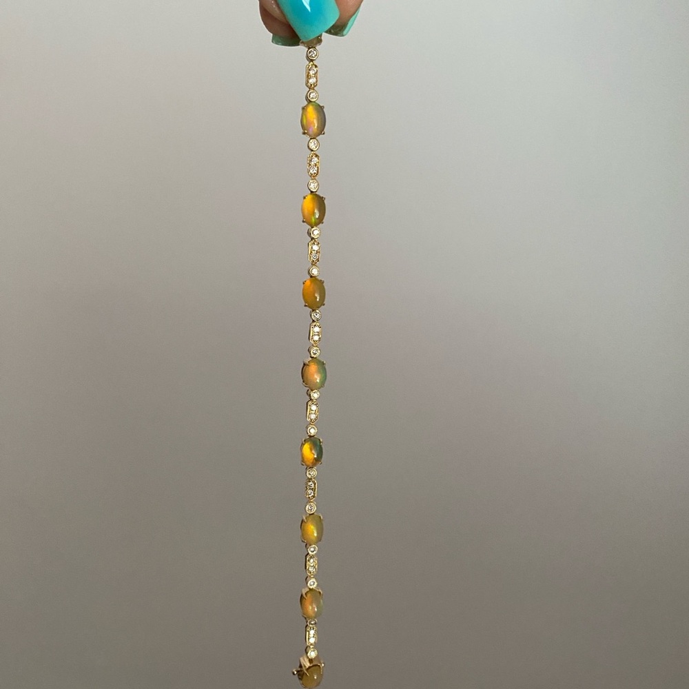Pre-loved Opal & Diamond Bracelet